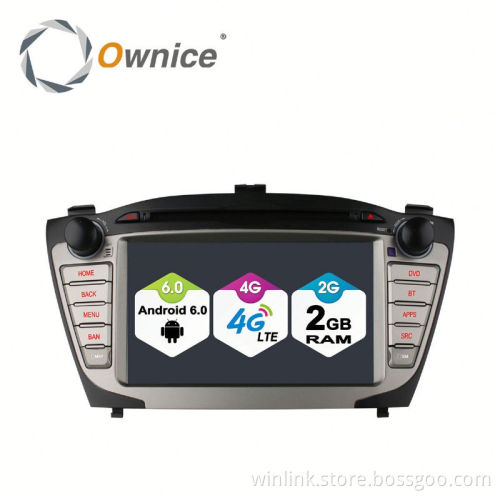2 din Android Quad core car multimedia player for Hyundai ix35 2009 with GPS RDS Wifi Built 4G lte support DAB mirror